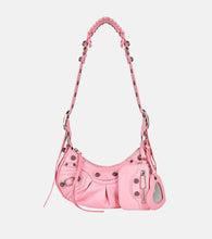 画像をギャラリービューアに読み込む, 【超・ご優待セールを開催致します！】BALENCIAGA （バレンシアガ ）LE CAGOLE XSショルダーバッグクロコダイル型押しラインストーン付き のために ウィメンズ で
